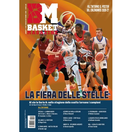Basket Magazine n.119 Cartaceo Agosto/Settembre 2026